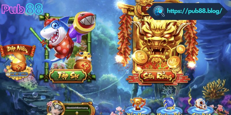 Săn Hũ Rồng giá trị trong game Quay đèn kéo quân